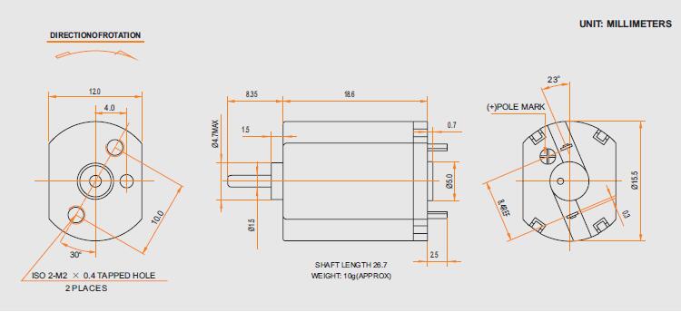Metal Brush Motor CYFF-030P-08250