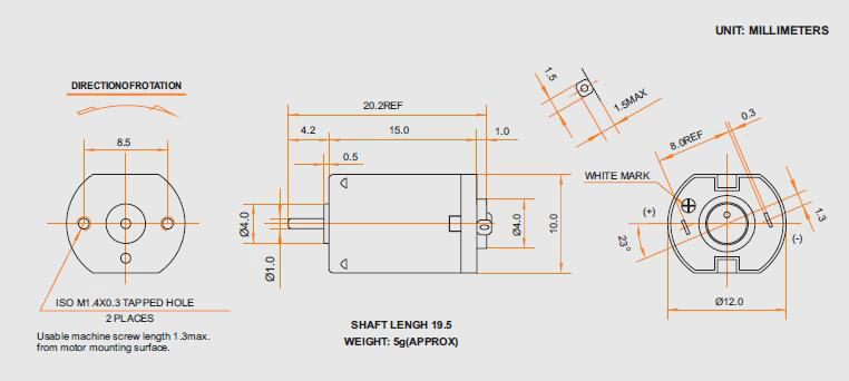Metal Brush Motor CYFF-N20-10190