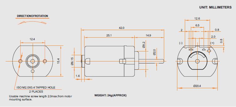 Carbon Brush Motor CYFS-130SA-09450
