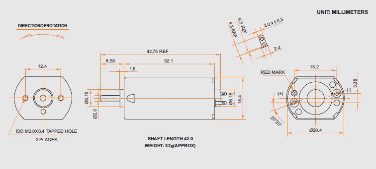 Carbon Brush Motor CYFS-180SM-09450