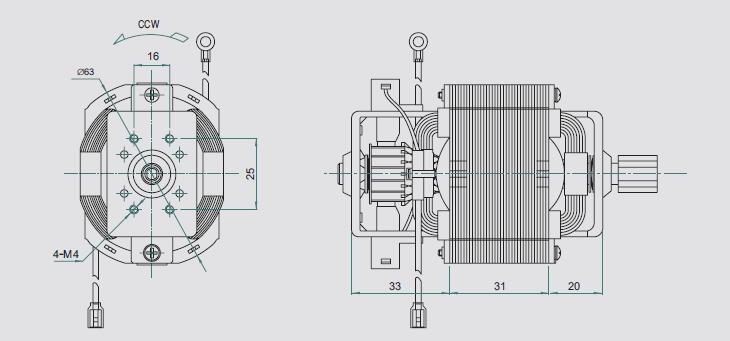Series motor SS-6330